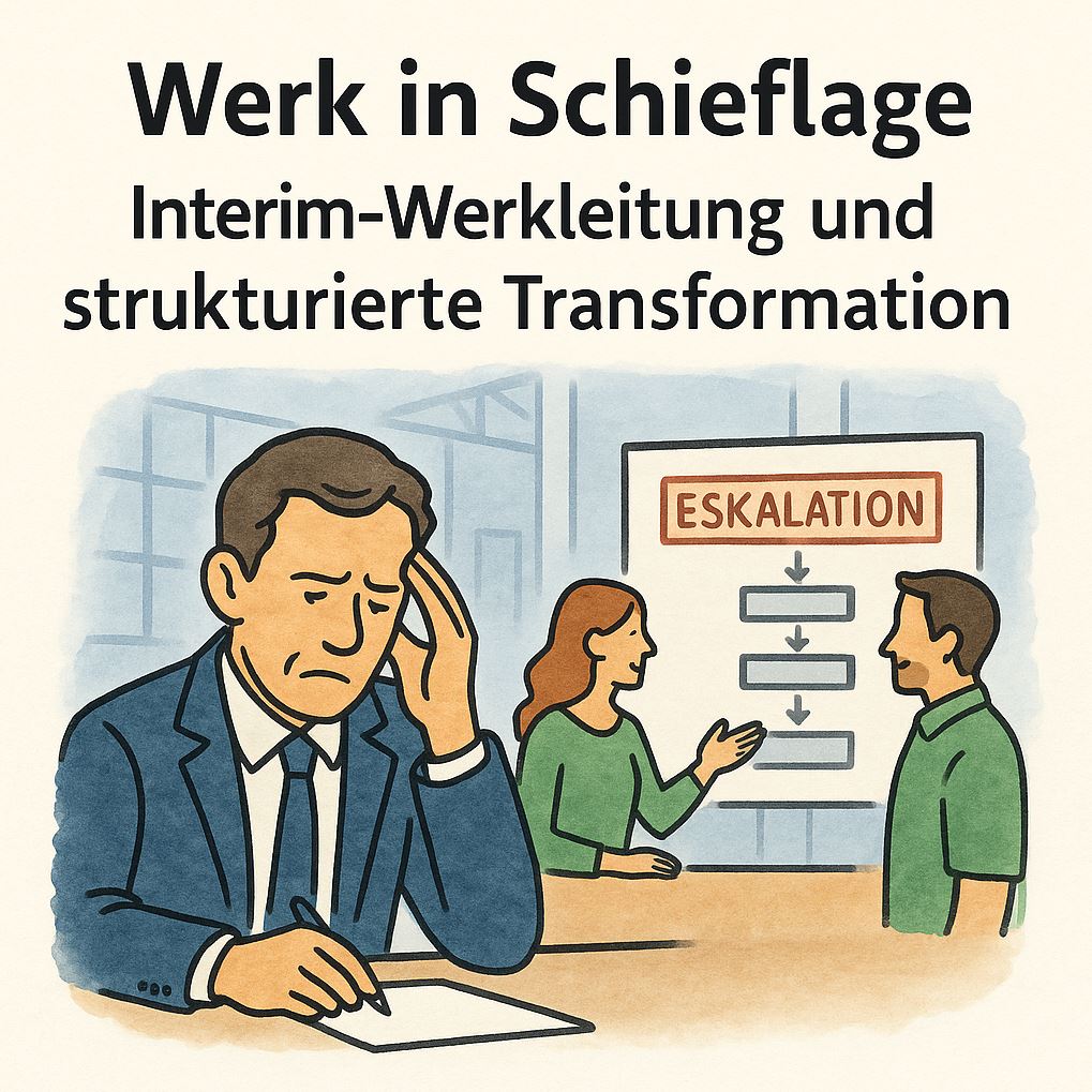 Werk in der Krise: Interim-Werkleitung bringt Struktur, Effizienz und Führung zurück
